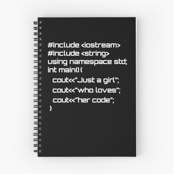 Item preview, Just a girl who loves her code designed and sold by hyggekrog.