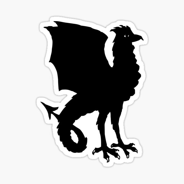 "Mythical creature" Sticker for Sale by Smaragdas | Redbubble