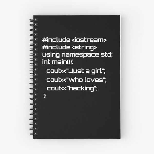 Item preview, Just a girl who loves hacking designed and sold by hyggekrog.