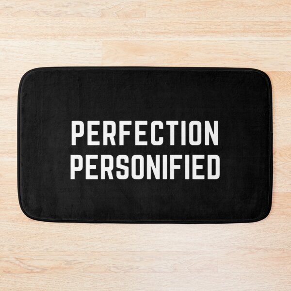Item preview,  Get your act together "PERFECTION PERDONIFIED" sarcastic quote sticker [P-Q 97B][714] designed and sold by HIPNOTIZAR  CRAFTS.