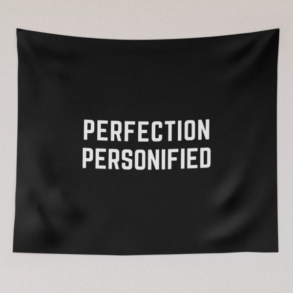 Item preview,  Get your act together "PERFECTION PERDONIFIED" sarcastic quote sticker [P-Q 97B][714] designed and sold by HIPNOTIZAR  CRAFTS.