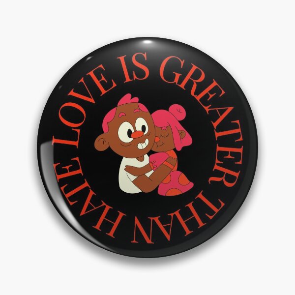 Item preview, LOVE IS GREATER THAN HATE Design designed and sold by LevelUpMerch.