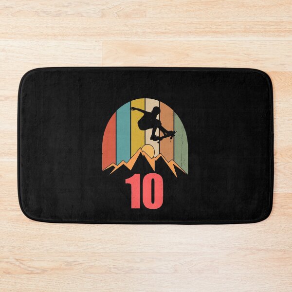 Item preview, 10th Birthday Skateboard Boy Longboarder designed and sold by Ibu83.