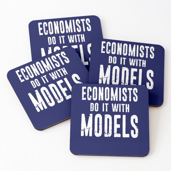 Item preview, Funny Economists Do It With Models Distressed Typography designed and sold by niftee.