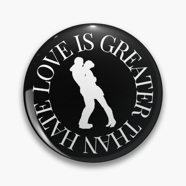 Item preview, LOVE IS GREATER THAN HATE Design designed and sold by LevelUpMerch.