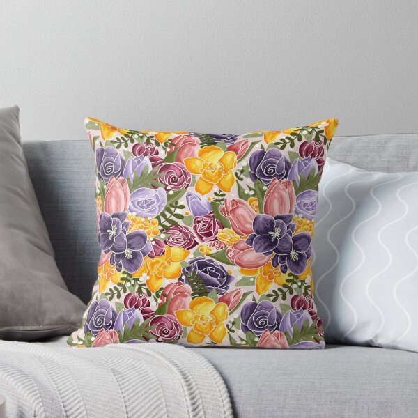 Item preview, Hand-drawn Spring Flowers Pattern designed and sold by Simplulina.