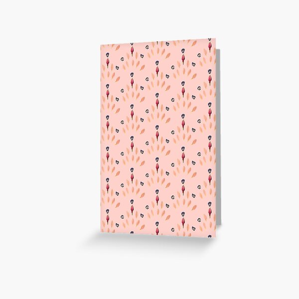 Spring - fuchsia Greeting Card