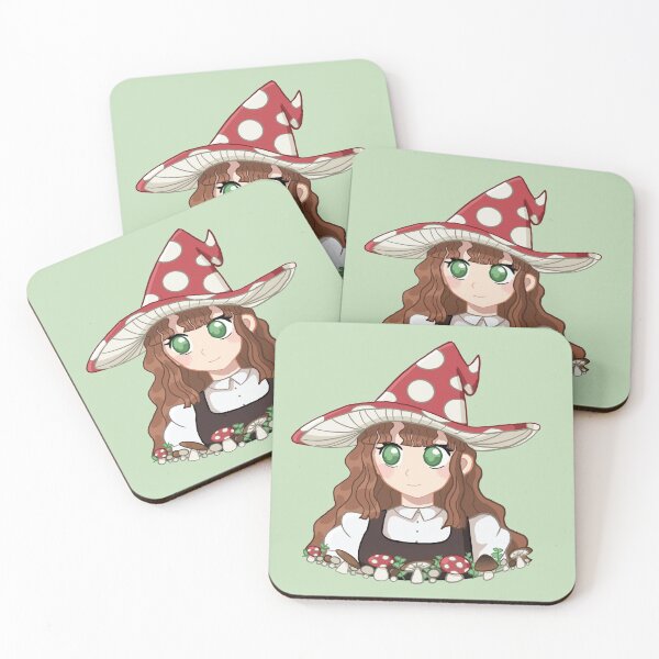 Item preview, Cute Mushroom Witch designed and sold by Ren-UA.