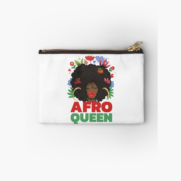 Item preview, Afro Queen And Flowers designed and sold by curledup-cat.