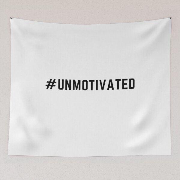 Item preview,  Get your act together "#UNMOTIVATED" sarcastic quote sticker [P-Q 99][717] designed and sold by HIPNOTIZAR  CRAFTS.