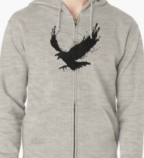 Sudadera con capucha y cremallera Cuervo