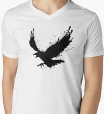 Corbeau T-shirt col V homme