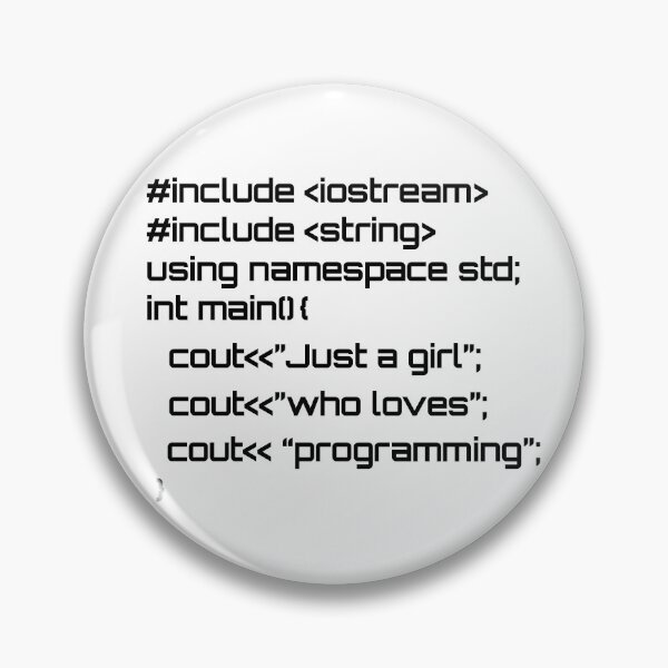 Item preview, Just a girl who loves programming designed and sold by hyggekrog.