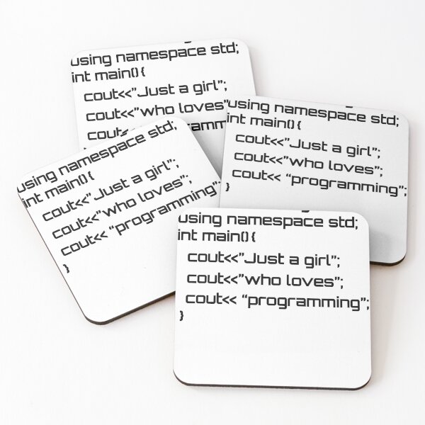 Item preview, Just a girl who loves programming designed and sold by hyggekrog.