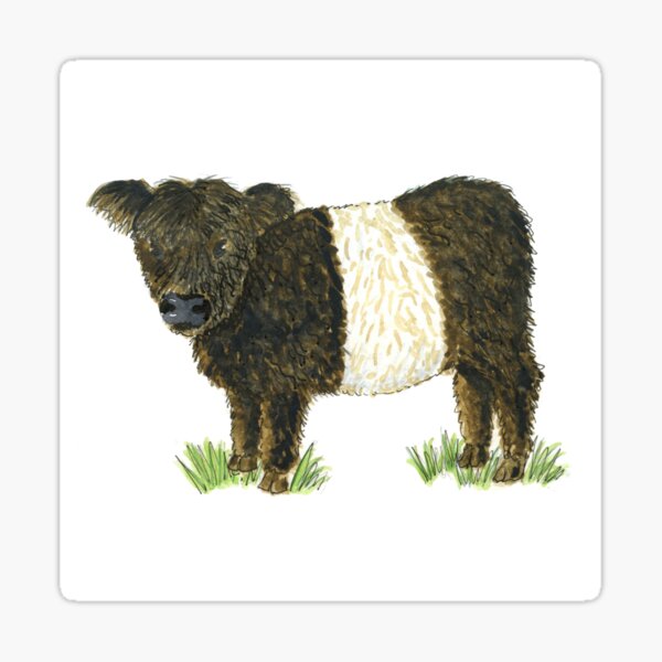 Item preview, Galloway Belted Cow designed and sold by RieDesigned.
