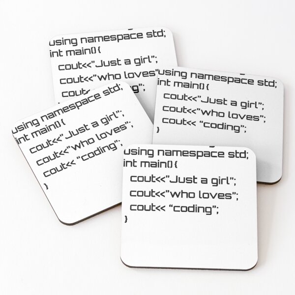 Item preview, Just a girl who loves coding designed and sold by hyggekrog.
