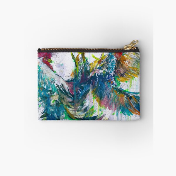 Aperçu de l'œuvre COOSTERS FIGHTING - peinture aquarelle créée et vendue par lautir.