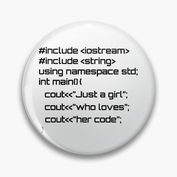 Item preview, Just a girl who loves her code designed and sold by hyggekrog.