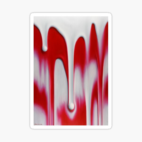 Carmine Sticker