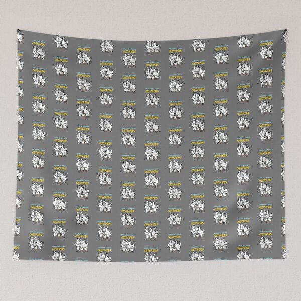 Item preview, Look at all those Chickens - funny chicken design in blue and yellow text designed and sold by katiekendall.