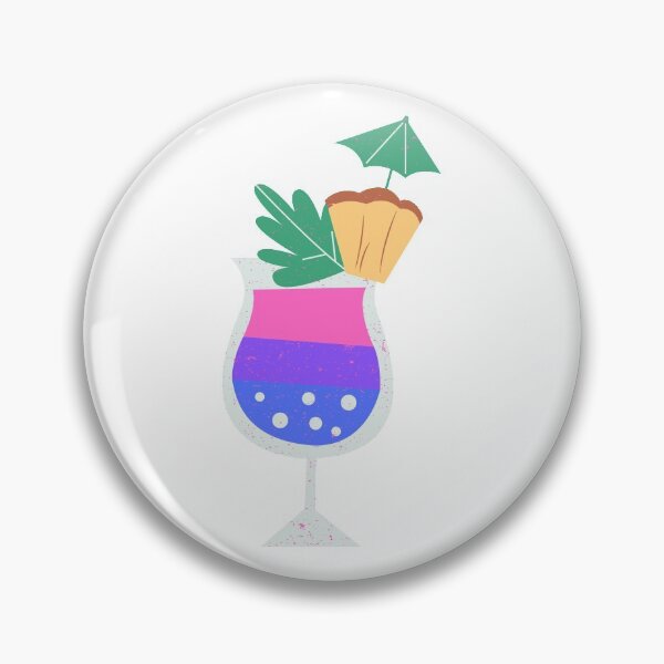 Item preview, Pastel Discreet Bisexual Pride Cocktail Drink designed and sold by meicha.