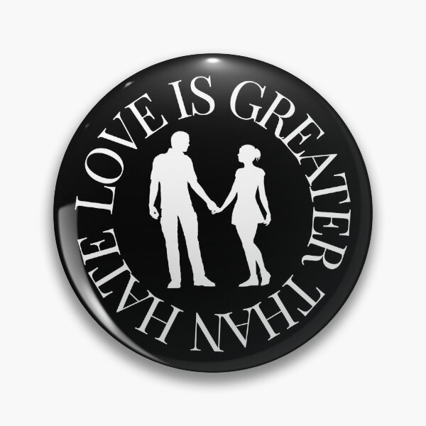 Item preview, LOVE IS GREATER THAN HATE Design designed and sold by LevelUpMerch.