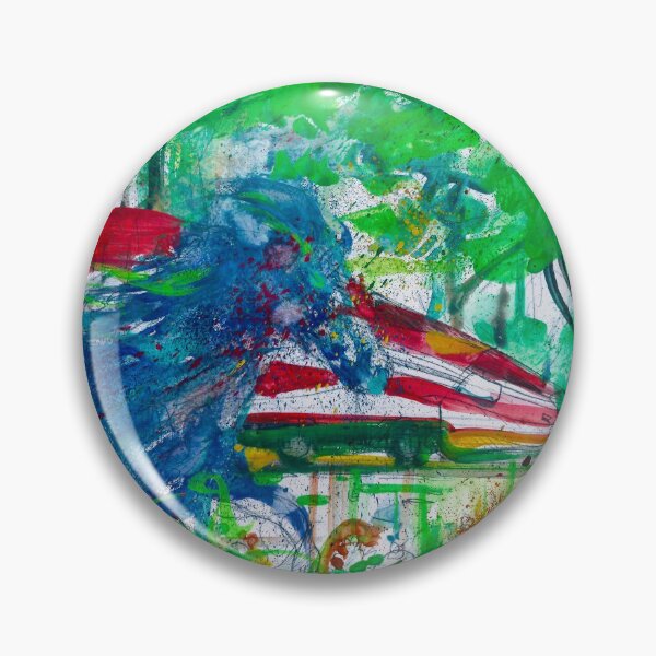 Item preview, HORSE and TRAIN - watercolor painting designed and sold by lautir.