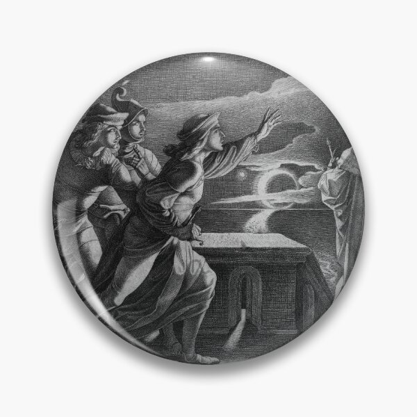 Item preview, Hamlet and the Ghost of his Father by Adam Vogler Old Masters Classical Fine Art Reproduction designed and sold by Xzendor7 Digital Art Creations.