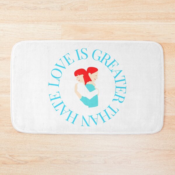 Item preview, LOVE IS GREATER THAN HATE Design designed and sold by LevelUpMerch.