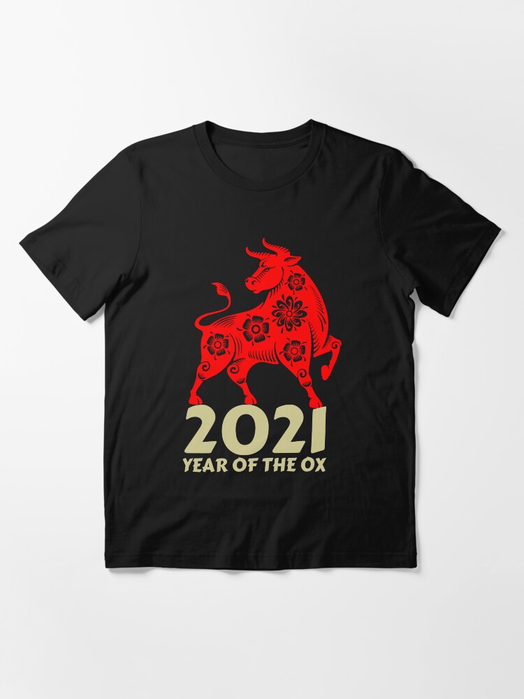 Alternate view of Chinese new year ox Essential T-Shirt