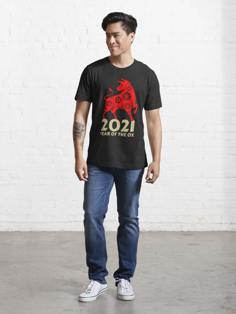 Alternate view of Chinese new year ox Essential T-Shirt