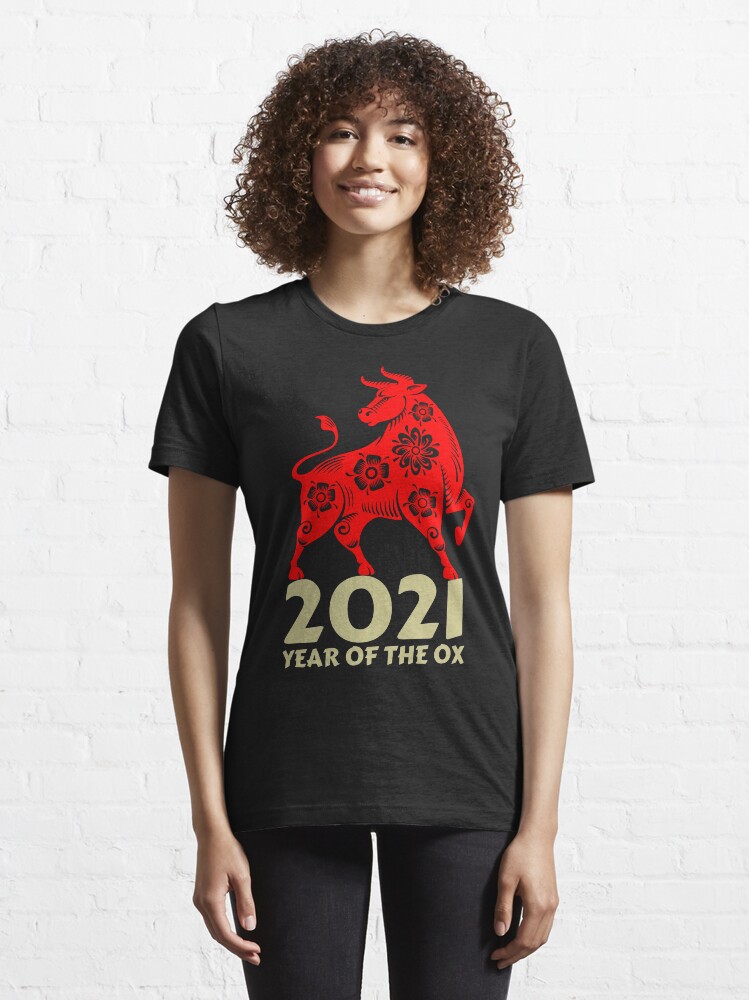 Alternate view of Chinese new year ox Essential T-Shirt