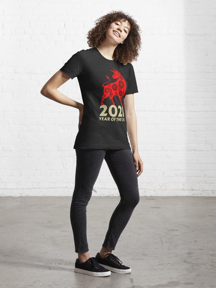 Alternate view of Chinese new year ox Essential T-Shirt