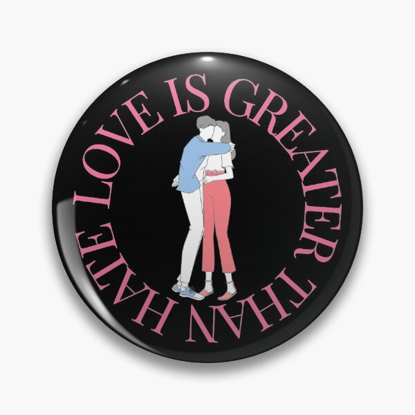Item preview, LOVE IS GREATER THAN HATE Design designed and sold by LevelUpMerch.