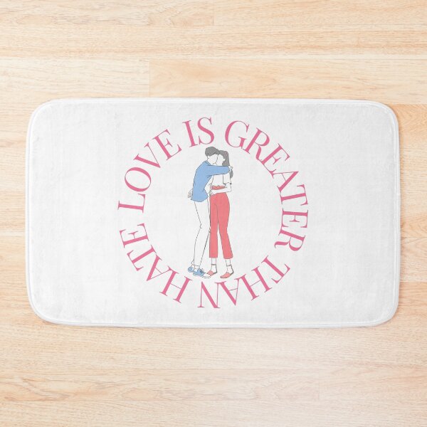 Item preview, LOVE IS GREATER THAN HATE Design designed and sold by LevelUpMerch.