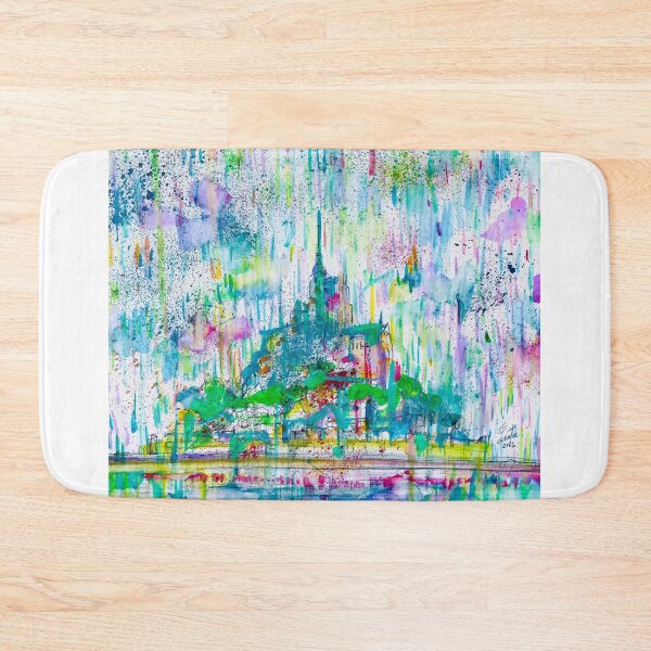Item preview, MONT SAINT-MICHEL  - watercolor painting designed and sold by lautir.