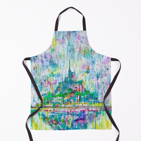 Item preview, MONT SAINT-MICHEL - watercolor painting designed and sold by lautir.