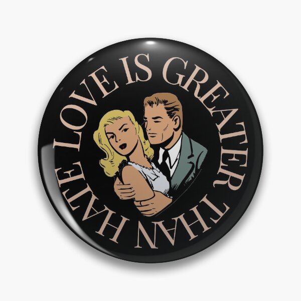 Item preview, LOVE IS GREATER THAN HATE Design designed and sold by LevelUpMerch.