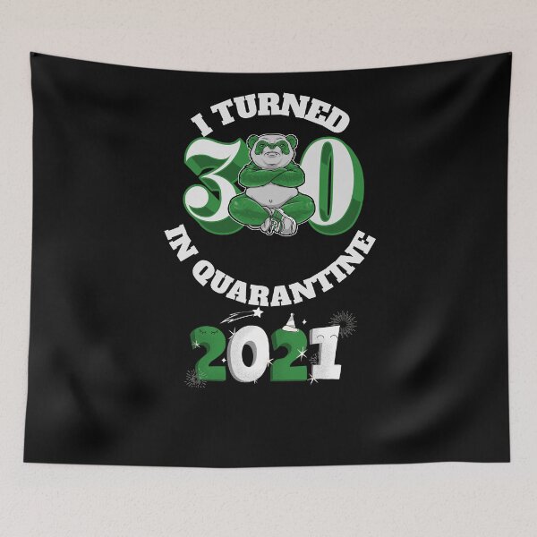 Item preview, I Turned 30 In Quarentine 2021 Funny Birthday Gift Quote  designed and sold by arteesy.
