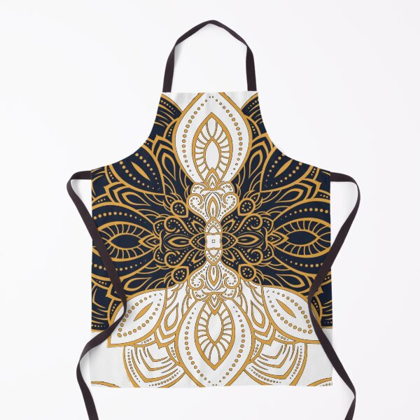 Item preview,  Gold and dark blue mandala pattern designed and sold by sully-boutique.