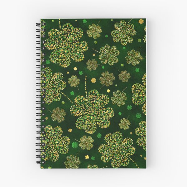 Item preview, Irish Shamrock Four-leaf Lucky Clover Pattern designed and sold by k9printart.