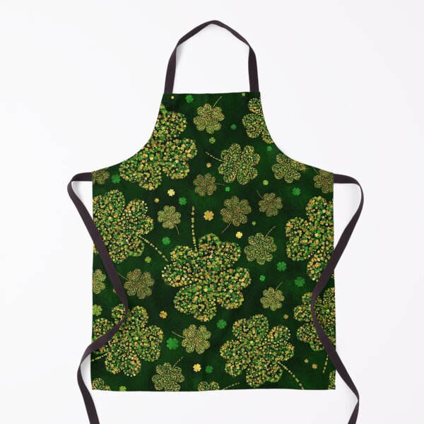 Item preview, Irish Shamrock Four-leaf Lucky Clover Pattern designed and sold by k9printart.
