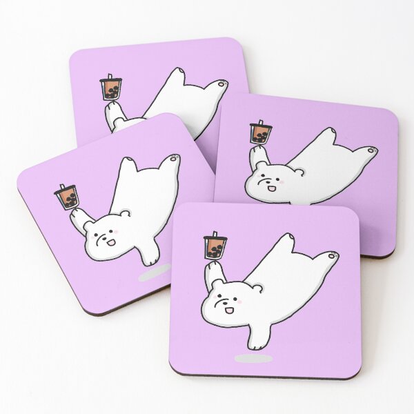 Item preview, Cute Boba Bear Breakdancing with Boba Drink designed and sold by itzzRebecca.