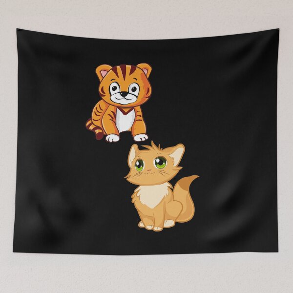 Item preview, Cat Vs Tiger designed and sold by sasijaya.