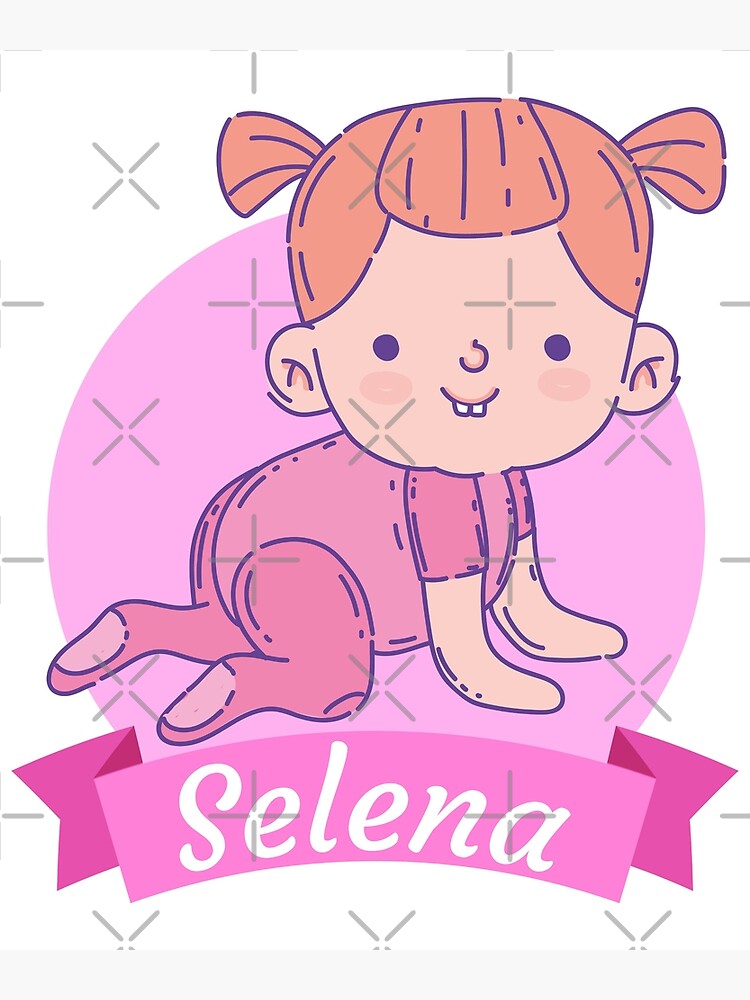 "Selena Girl names for babies" Poster for Sale by Piztees | Redbubble