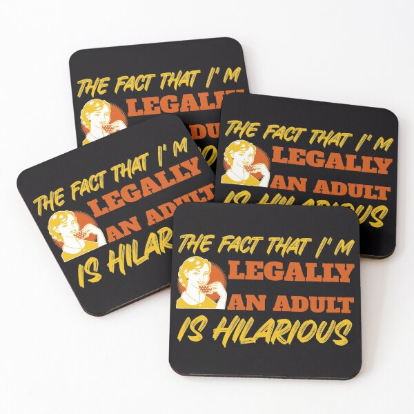 Item preview, The fact that I'm legally an adult is hilarious vintage style designed and sold by Click-Like.