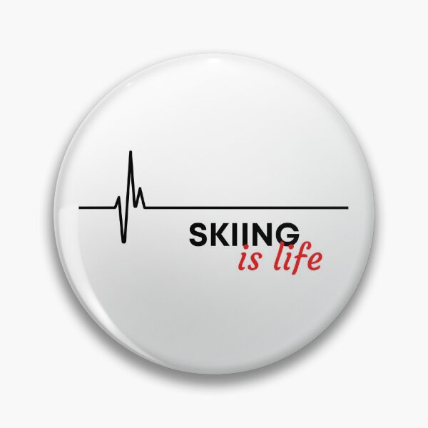 Item preview, Skiing is life. designed and sold by TheGreenGoat.