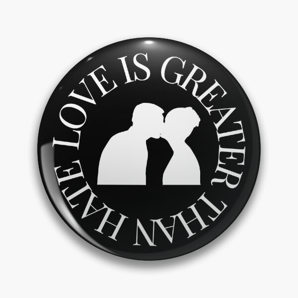 Item preview, LOVE IS GREATER THAN HATE Design designed and sold by LevelUpMerch.