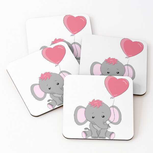 Item preview, Heart Elephant - Valentines designed and sold by tamster1.
