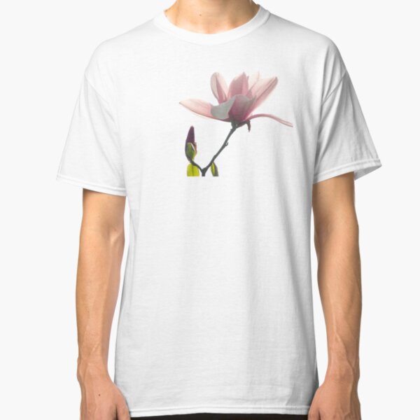 Pink magnolia unfolding Classic T-Shirt